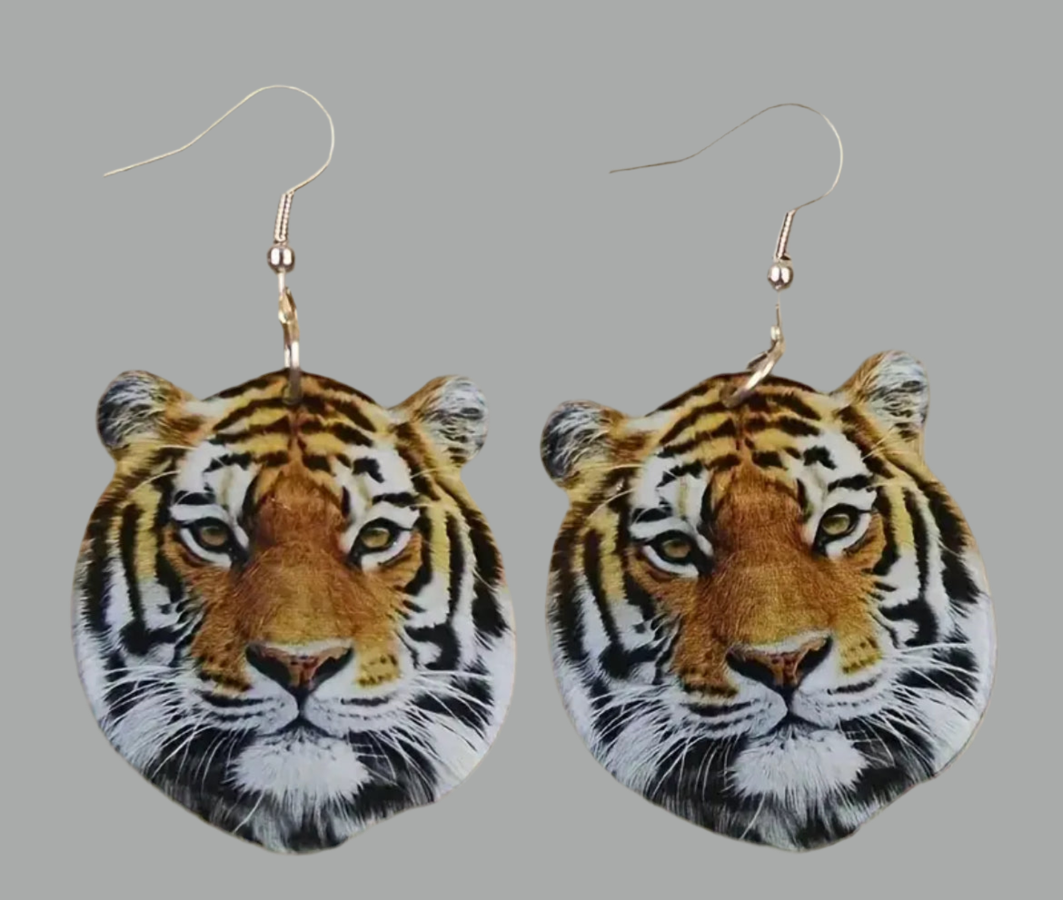 Tiger Earrings