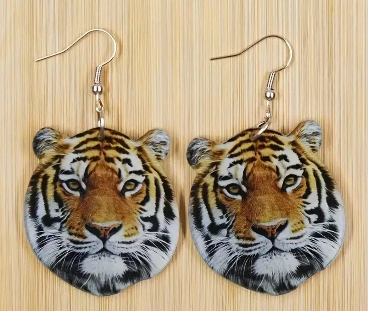 Tiger Earrings