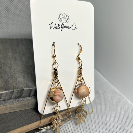 BOHO-GEOMETRIC DANGLE EARRINGS